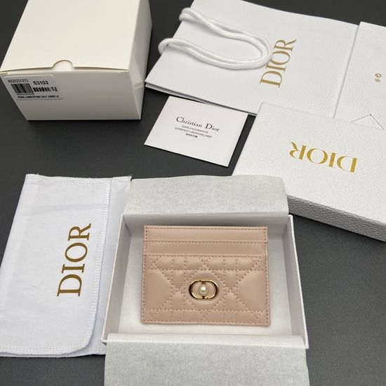 Christian Dior CD Jolie Freesia Card Holder S3103