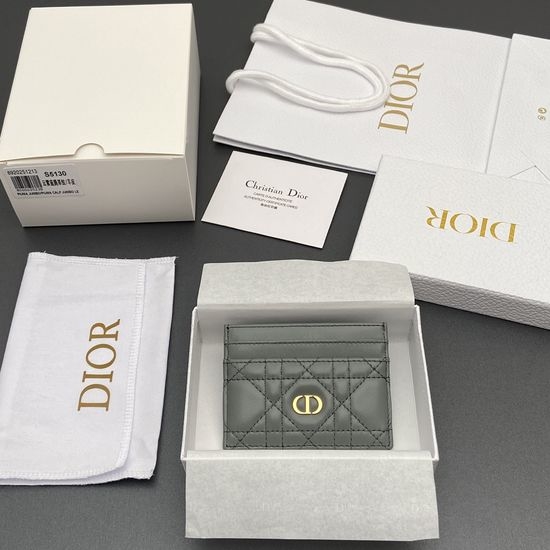 Christian Dior CD Caro Freesia Card Holder S5130