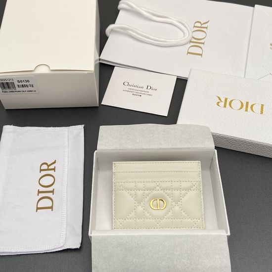 Christian Dior CD Caro Freesia Card Holder S5130