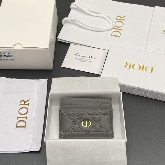 Christian Dior CD Caro Freesia Card Holder S5130