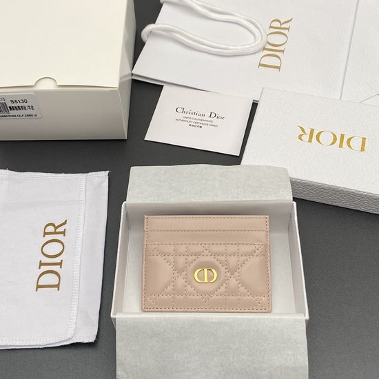 Christian Dior CD Caro Freesia Card Holder S5130