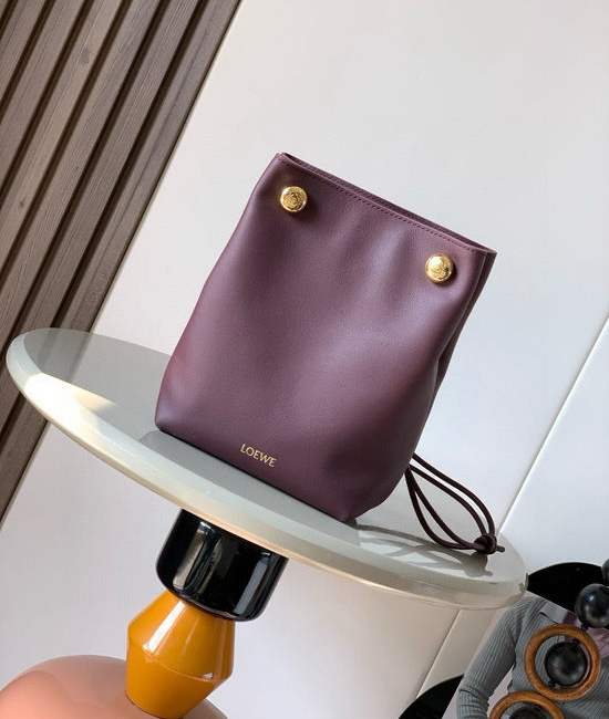 Loewe Pebble Smooth Calfskin Pouch 9092