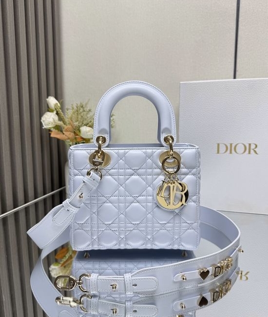 Christian Dior CD Lady Christian Dior CD Lambskin Handbag 208517