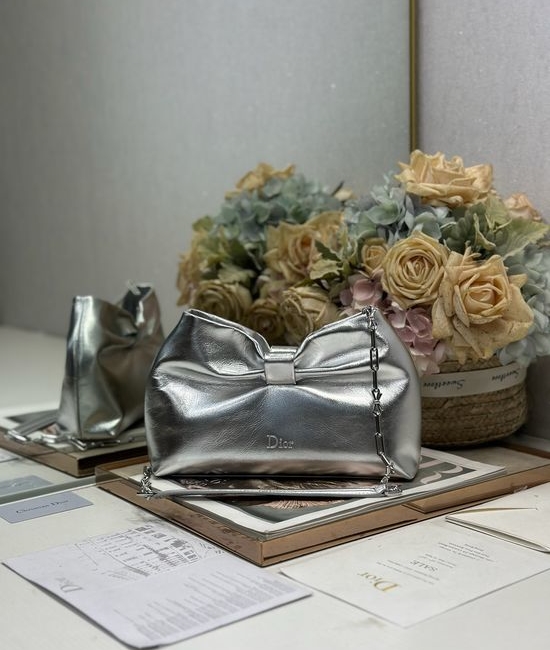 Christian Dior CD LAMBSKIN Chain Bag 0714