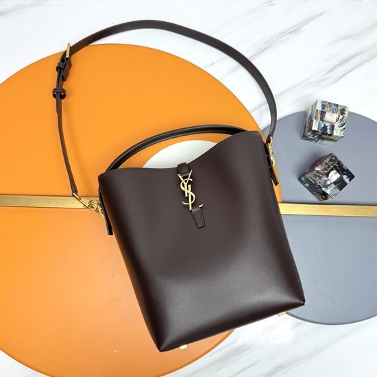 Yves Saint Laurent YSL LE 5A7 Series Bucket Bag with Metal Accents 742828
