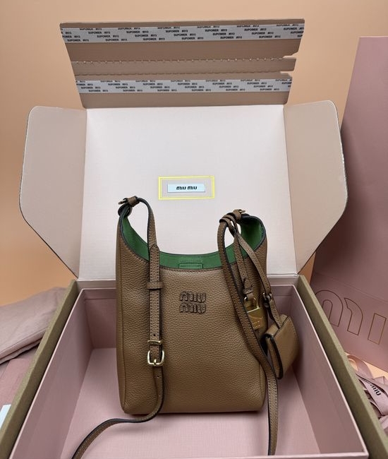 Miu Miu Hobo Caramel Bag _5BB099