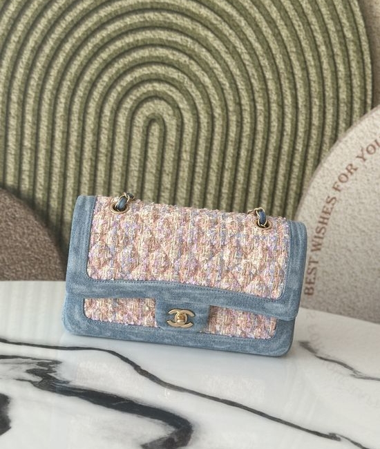 Chanel Classic Flap Denim Shoulder Bag 9776