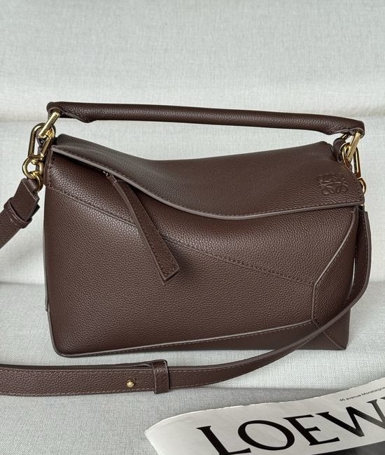 Loewe Puzzle Small Grain Leather Handbag 7289