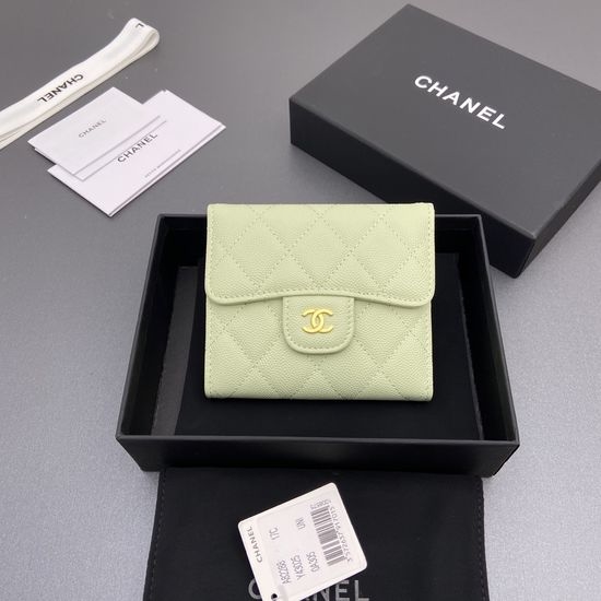 Chanel Wallet Grain Embossed Leather 82288