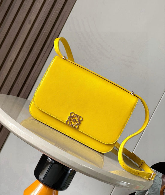 Loewe Goya Silk Calfskin Bag 9067 Yellow