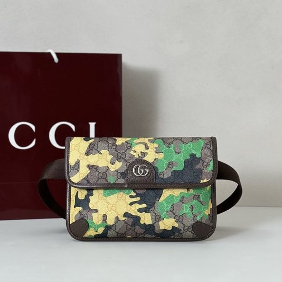 Gucci Camouflage Print Bag 752597