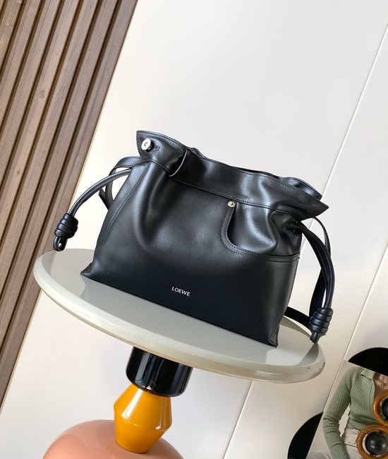 Loewe Flamenco Knot Leather Clutch Bag 9110