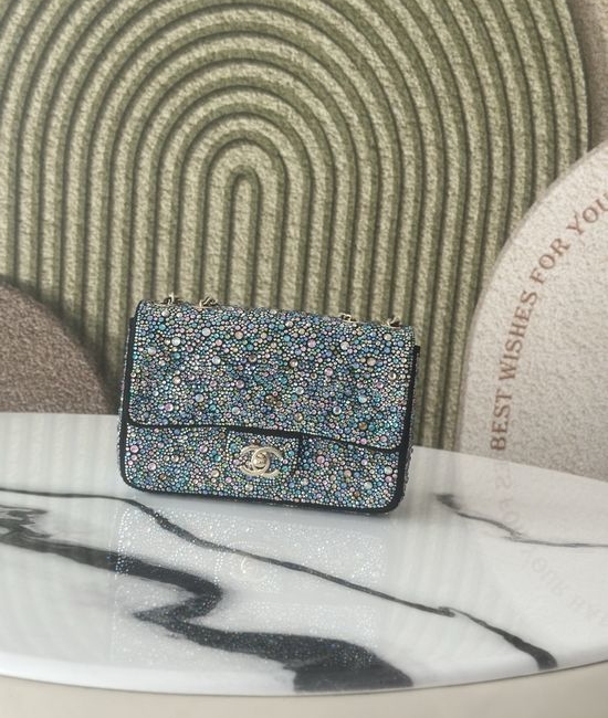 Chanel Rhinestone Decor Classic Flap Bag CF