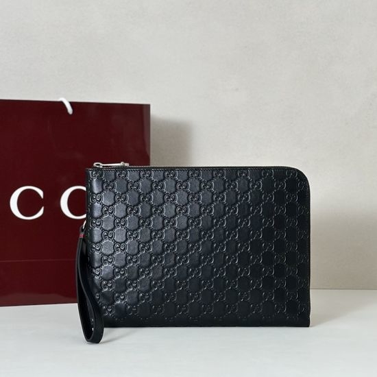 Gucci Bag Black Embossed 850223