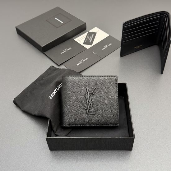 Yves Saint Laurent YSL TINY LE CASSANDRE Grain Leather Wallet 453276