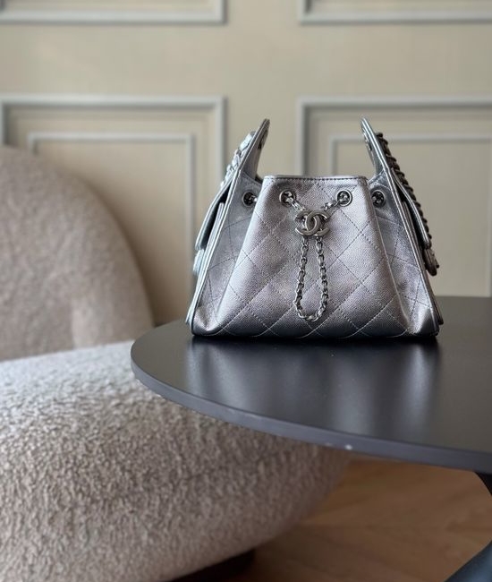 Chanel Hobo Multi Pocket Shoulder Bag AS5631