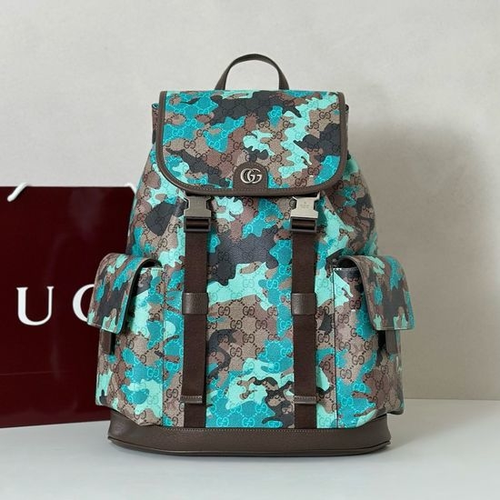 Gucci Blue Camouflage Tote Bag 839110