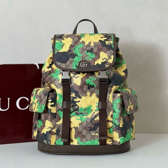 Gucci Yellow Camouflage Tote Bag 839110