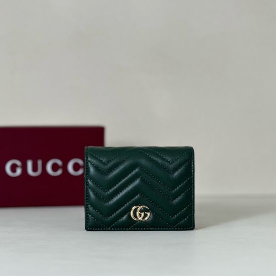 Gucci Dark Green Lambskin Mini Bag 466492