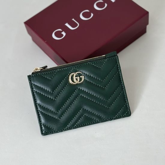 Gucci Dark Green Lambskin Mini Bag 837747