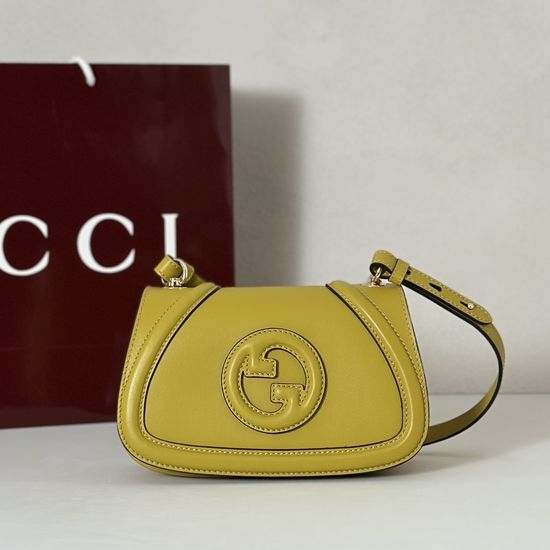 Gucci Handbag Mustard Yellow 815700