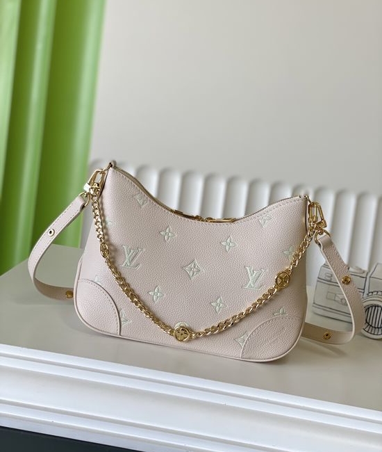 Louis Vuitton LV BOULOGNE Leather Hobo Bag M27571