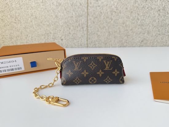 Louis Vuitton LV Mini Lipstick Pouch Monogram M25694