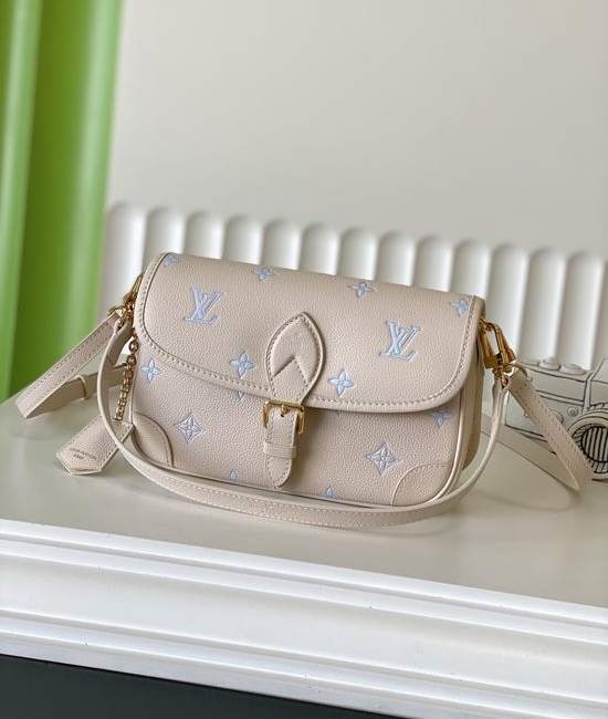 Louis Vuitton LV Diane Leather Baguette Bag M28054