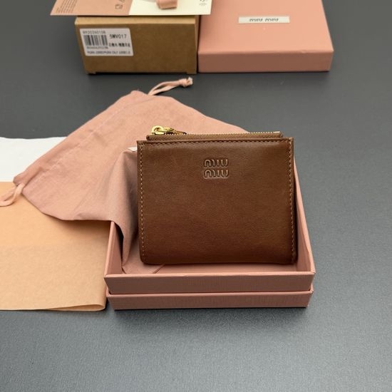 Miu Miu Vintage Lambskin Short Wallet 5MV017