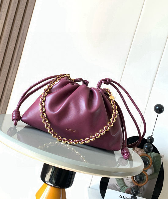 Loewe Flamenco Purse Soft Napa Leather Clutch Bag 9057