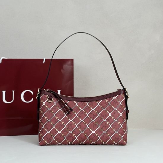 Gucci Handbag Red Canvas Bag 847449
