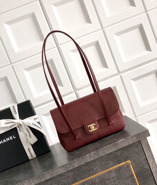 Chanel Vintage Twist Lock Shoulder Bag 5809