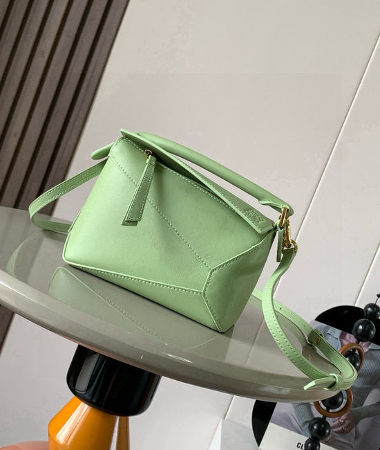 Loewe Puzzle Mini Leather Handbag 9310-8003
