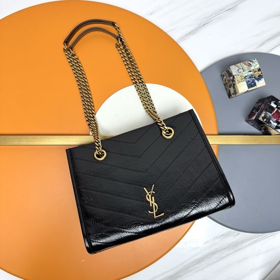 Yves Saint Laurent YSL Niki Vintage Leather Tote Bag 872680