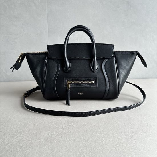 Celine New Luggage Leather Smile Bag 124213
