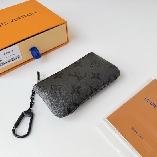 Louis Vuitton LV Pochette CLE Card Key Holder M26776