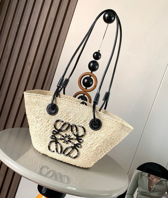 Loewe Anagram Basket Woven Handbag 8012