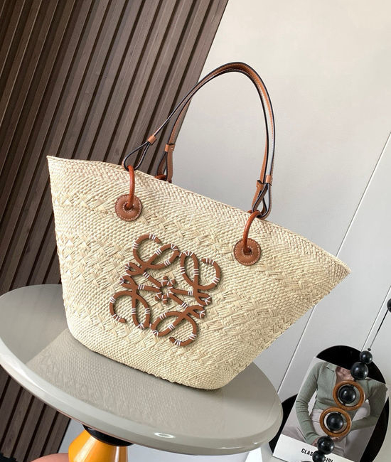 Loewe Anagram Basket Woven Handbag 8011