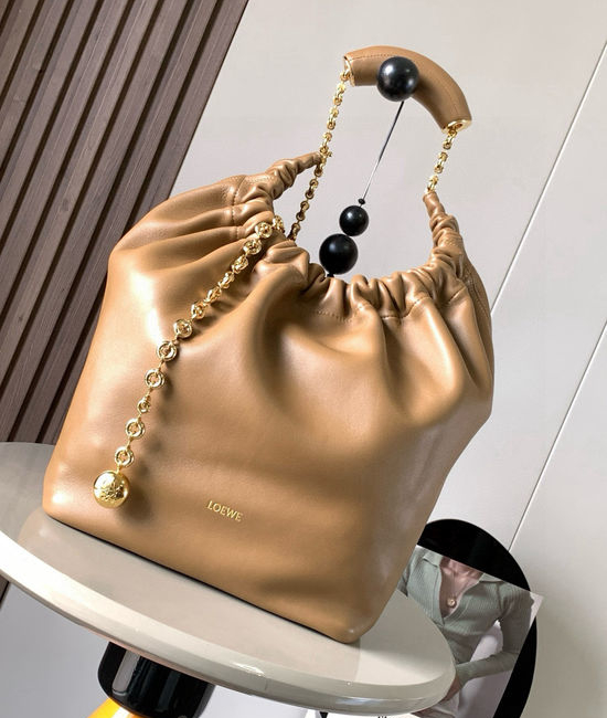 Loewe Squeeze Medium Nappa Leather Handbag 9041