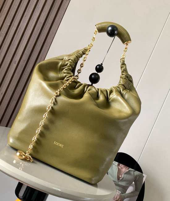 Loewe Squeeze Nappa Leather Handbag 9041