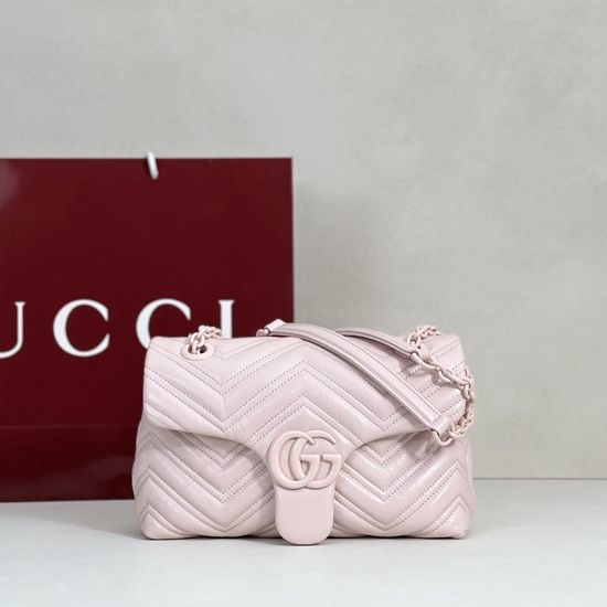 Gucci Large Bag Premium Leather Pink 855371