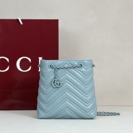 Gucci Handbag Ice Blue 856404