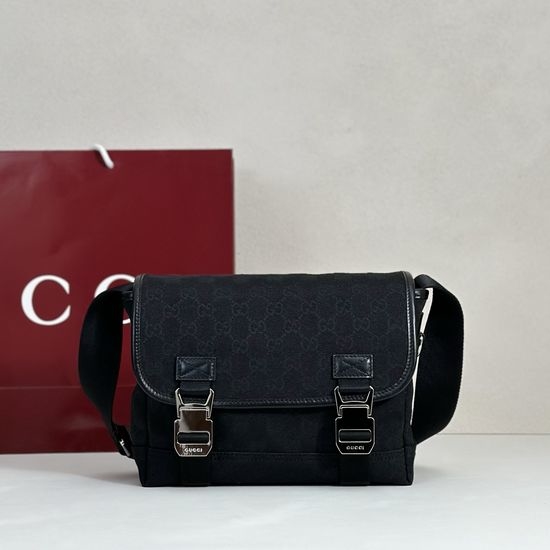 Gucci Crossbody Bag Black Leather 854745