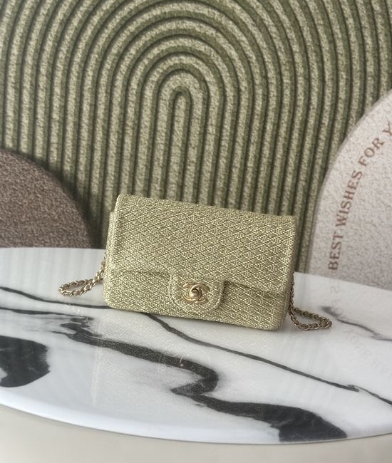 Chanel Gold Quilted CF Classic Flap