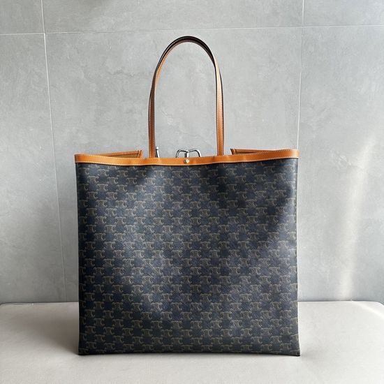 Celine FLAT SHOPPER Printed Tote Bag 123842