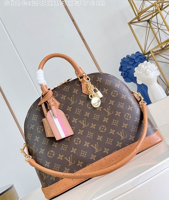 Louis Vuitton LV Alma Medium Monogram Handbag N30049