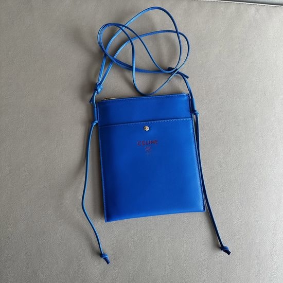 Celine CE SHARP POUCH Leather Crossbody Bag 10P812
