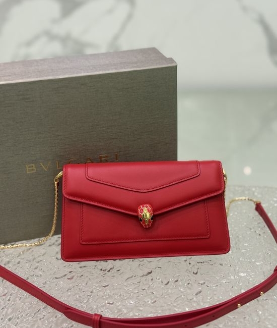 BVLGARI Serpenti Forever Leather Crossbody Bag 294650