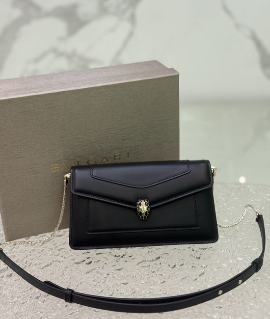 BVLGARI Serpenti Forever Leather Crossbody Bag 294650
