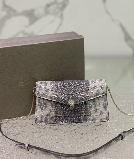 BVLGARI Serpenti Forever Leather Crossbody Bag 294650